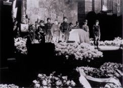 Heinrich Himmler eulogizes Reinhard Heydrich