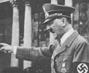 Hitler speaks from the balcony of the Hofburg, March 15, 1938